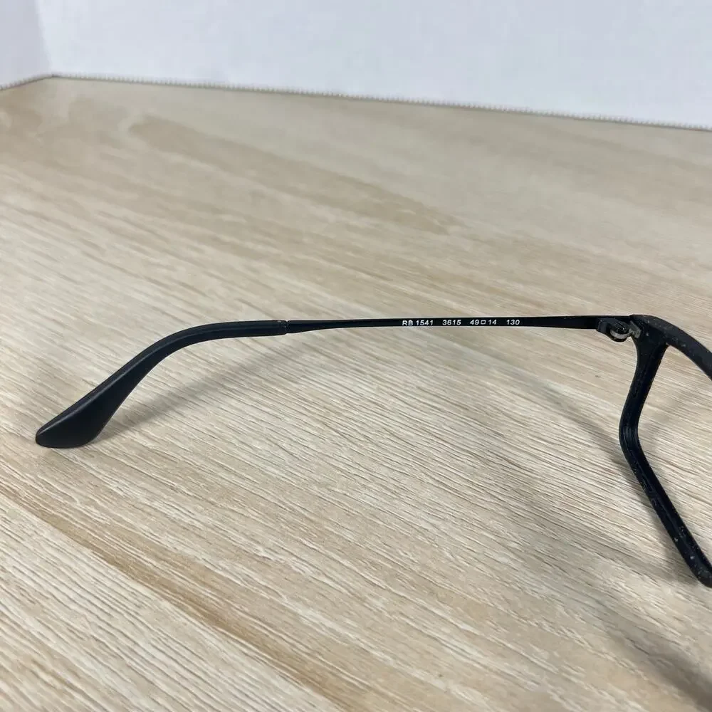 Ray-Ban RB1541 3615 Youth Eyeglasses PARTS ONLY Black Frames Rubber 49-14-130